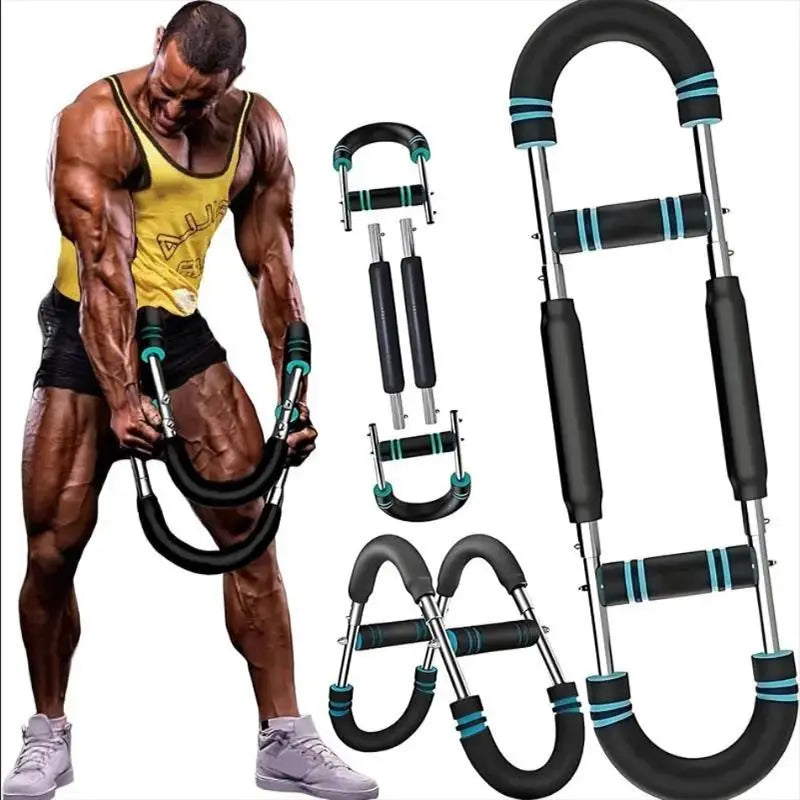Adjustable Spring Resistance Arm Chest Exerciser Detachable Portable Grip Strength Trainer for Home Gym Outdoor Fitness Workout #Fitnessessential
