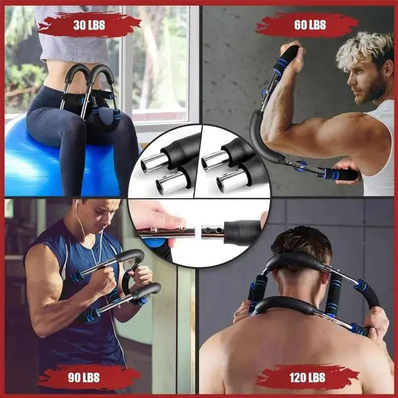 Adjustable Spring Resistance Arm Chest Exerciser Detachable Portable Grip Strength Trainer for Home Gym Outdoor Fitness Workout #Fitnessessential