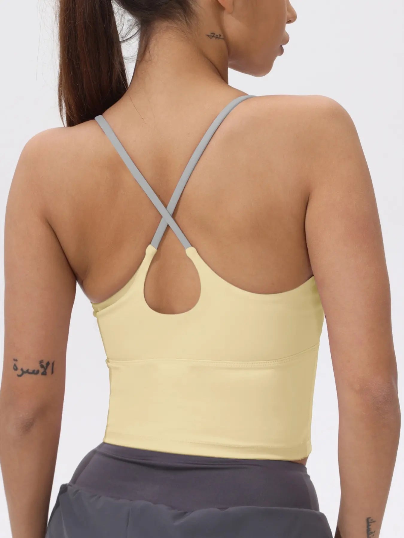Women'S Colorblock Elastic Yoga Tank Top, Sleeveless Sports Shirt with Fixed Bra Cups, Comfortable and Stylish Workout Wear, Athletic Yoga Tops