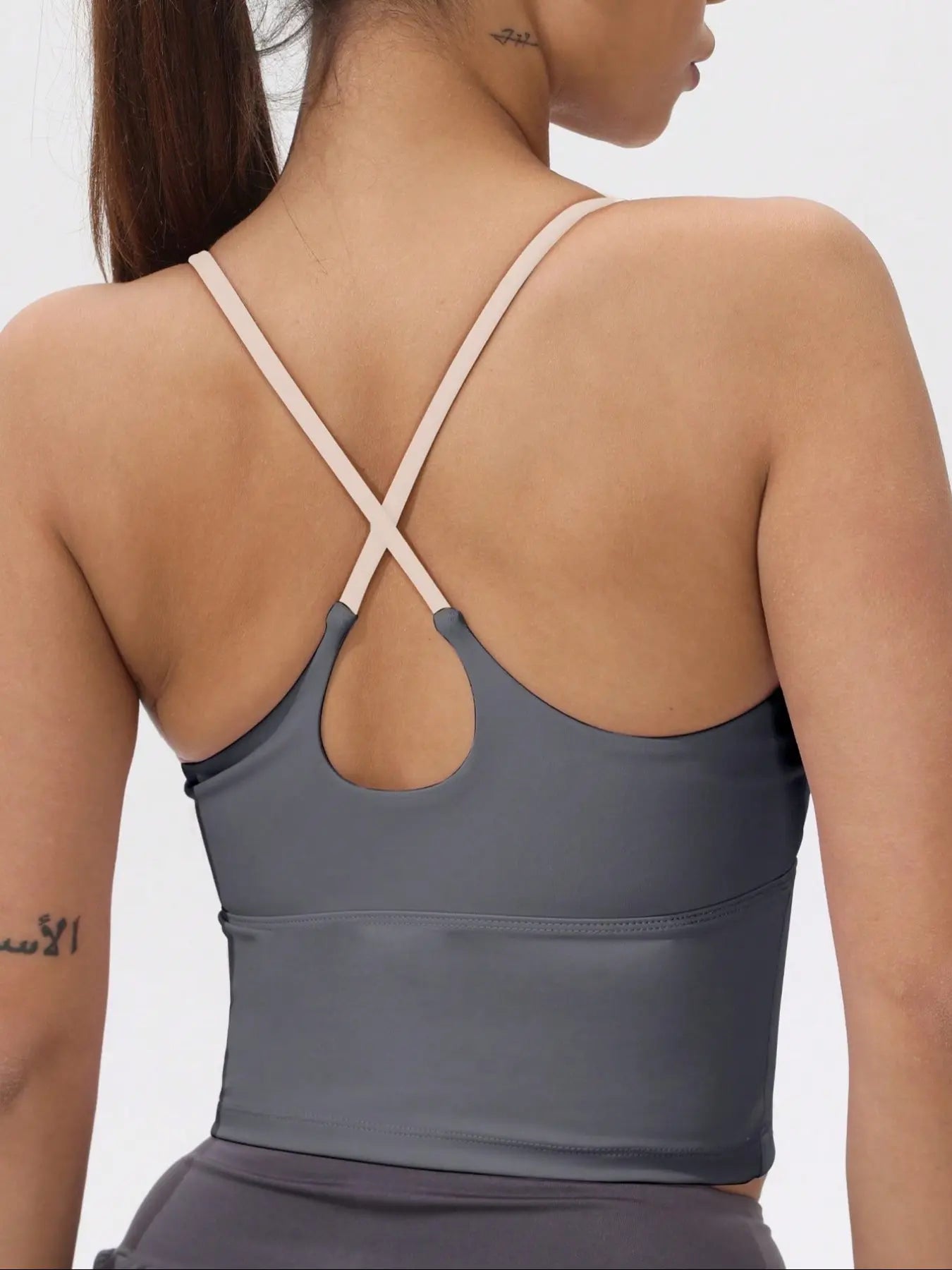 Women'S Colorblock Elastic Yoga Tank Top, Sleeveless Sports Shirt with Fixed Bra Cups, Comfortable and Stylish Workout Wear, Athletic Yoga Tops