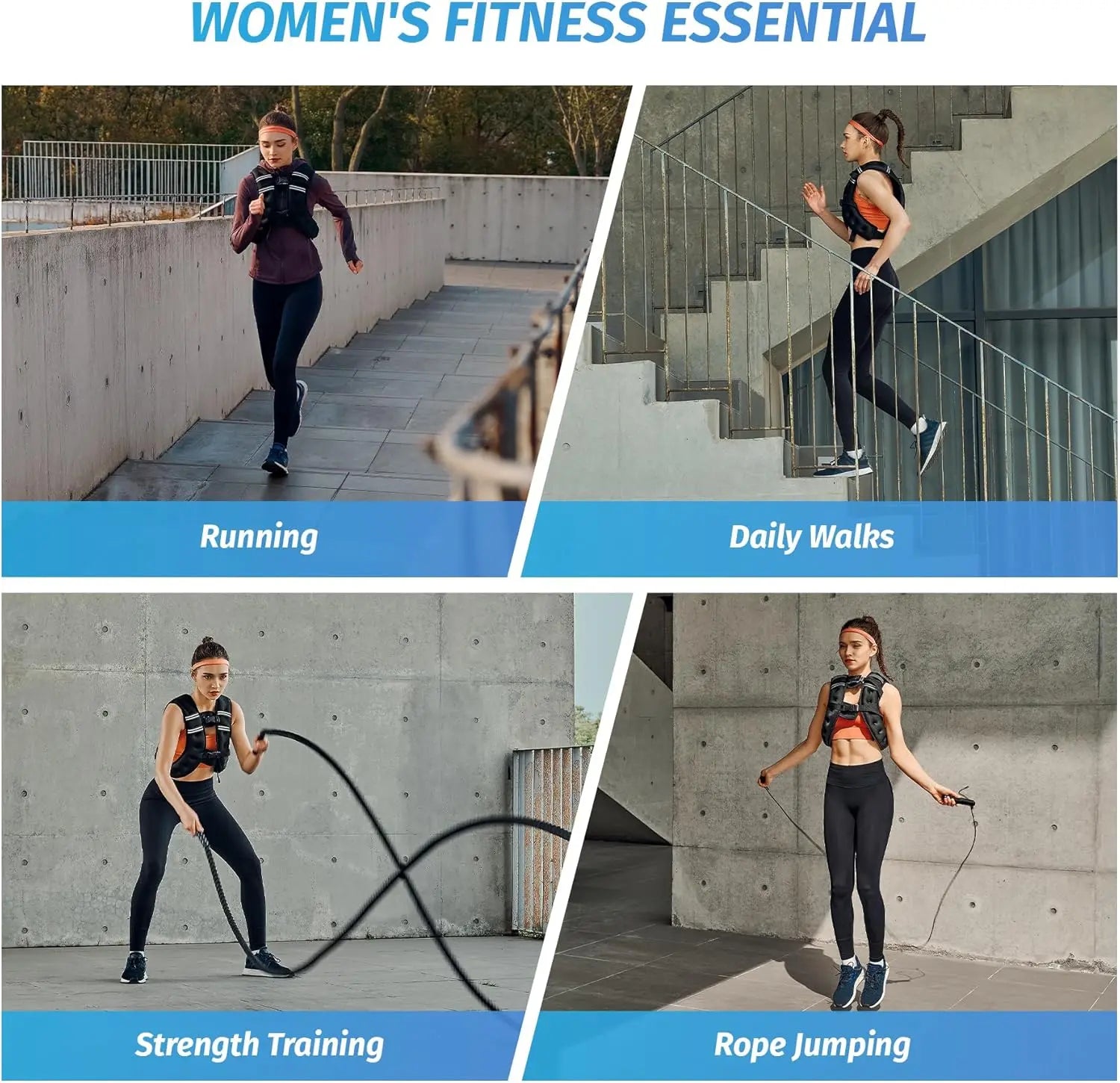 【Springstatements】Zelus Weighted Vests,6/8/12/16/20/25/30Lbs Weight Vest with Detachable Phone Pouch&Reflective Stripes&Adjustable Straps| Exercise Equipment & Workout Enhancer for Motivational Walking, Strength Training, Running, Rucking