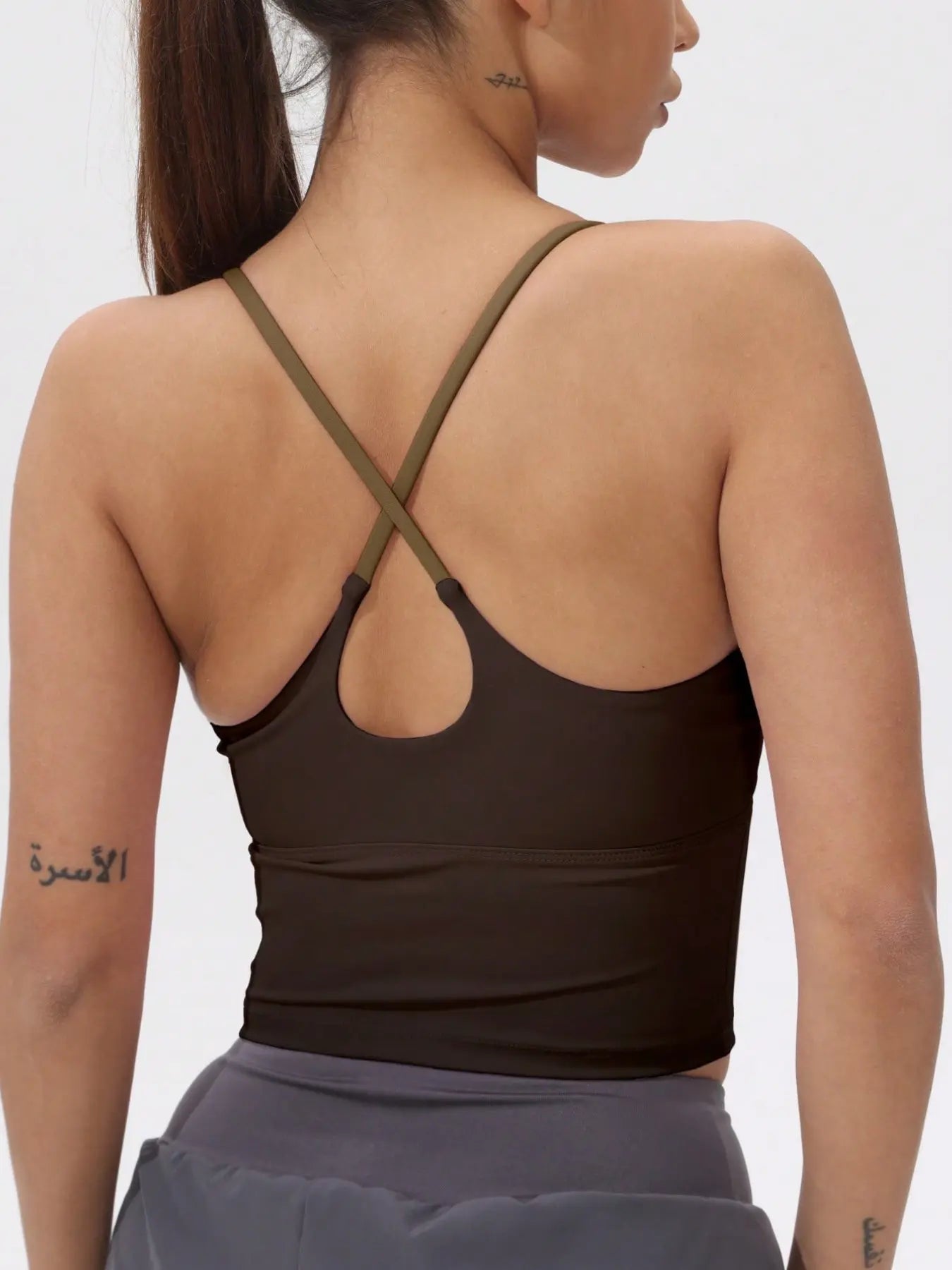 Women'S Colorblock Elastic Yoga Tank Top, Sleeveless Sports Shirt with Fixed Bra Cups, Comfortable and Stylish Workout Wear, Athletic Yoga Tops